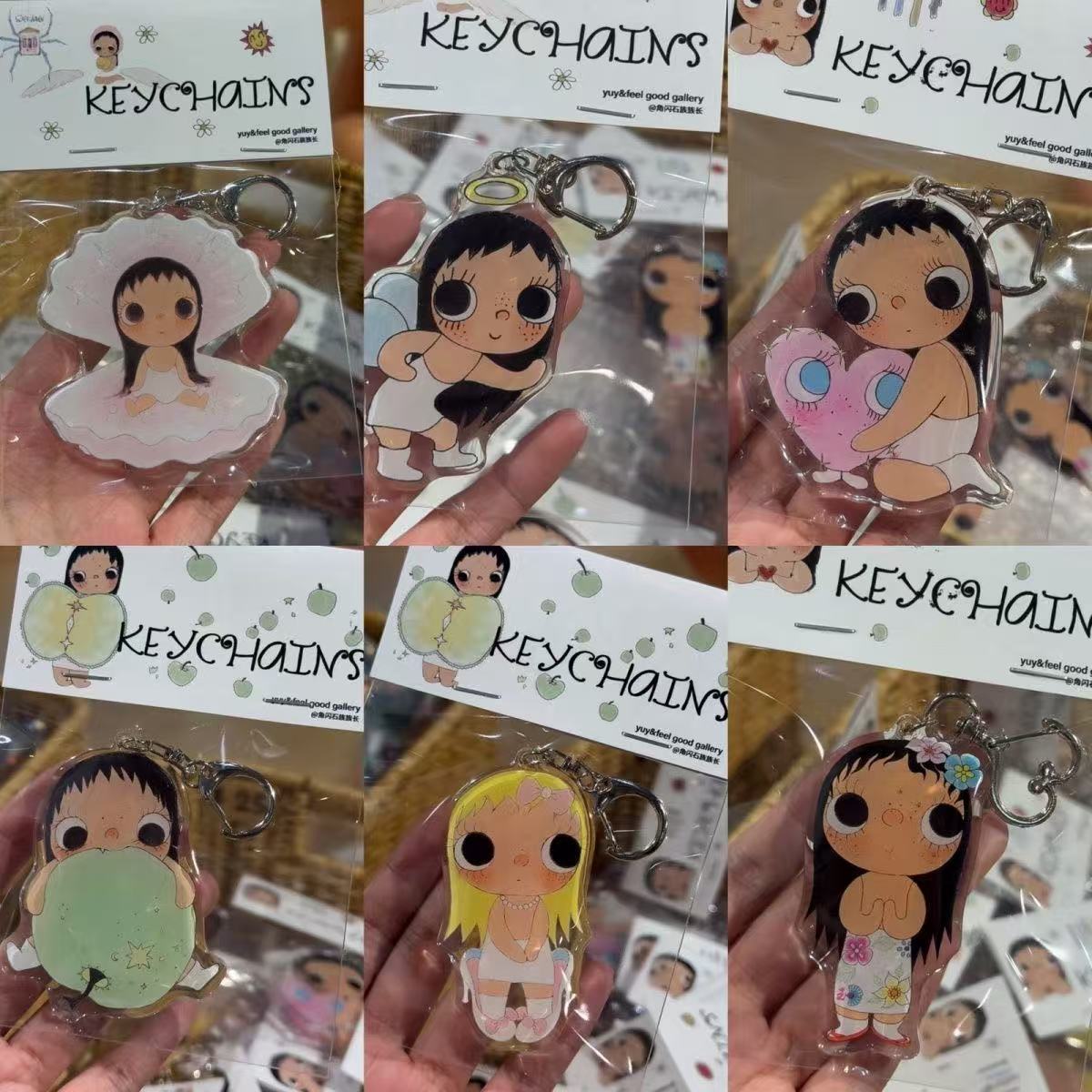 Women'S Key Accessories - Yuy Is A Girl. Cute Cartoon
