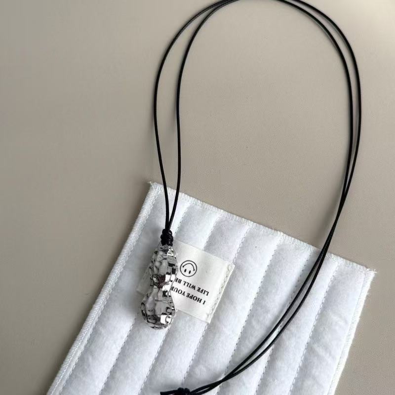 Women Accessories Meaning - Fashionable Metal Peanut Pendant Necklace for