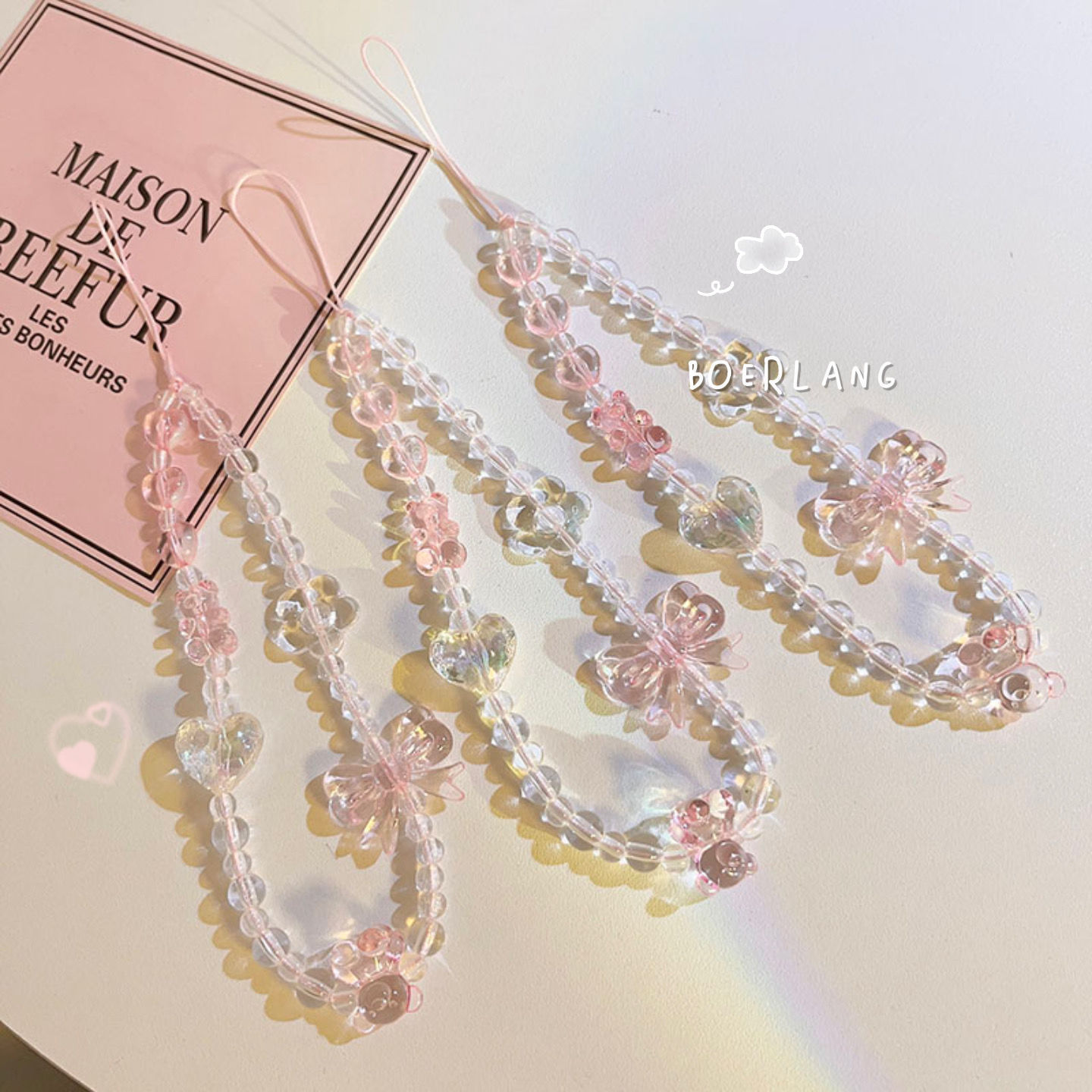 Women'S Key Accessories - Cellphone Lanyard Keychain Woman Girl Korean