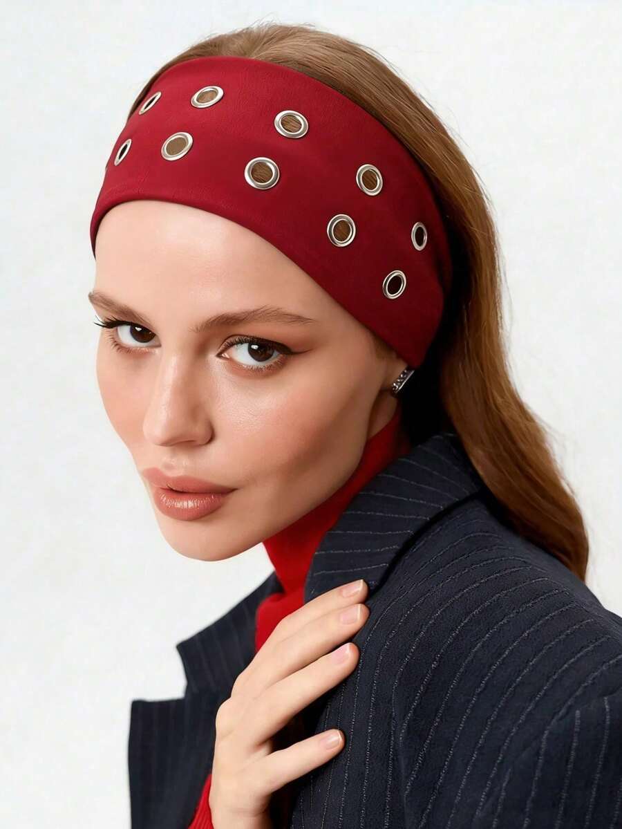 Women'S Running Accessories - 2pcs Solid Color Sports Yoga Headband,