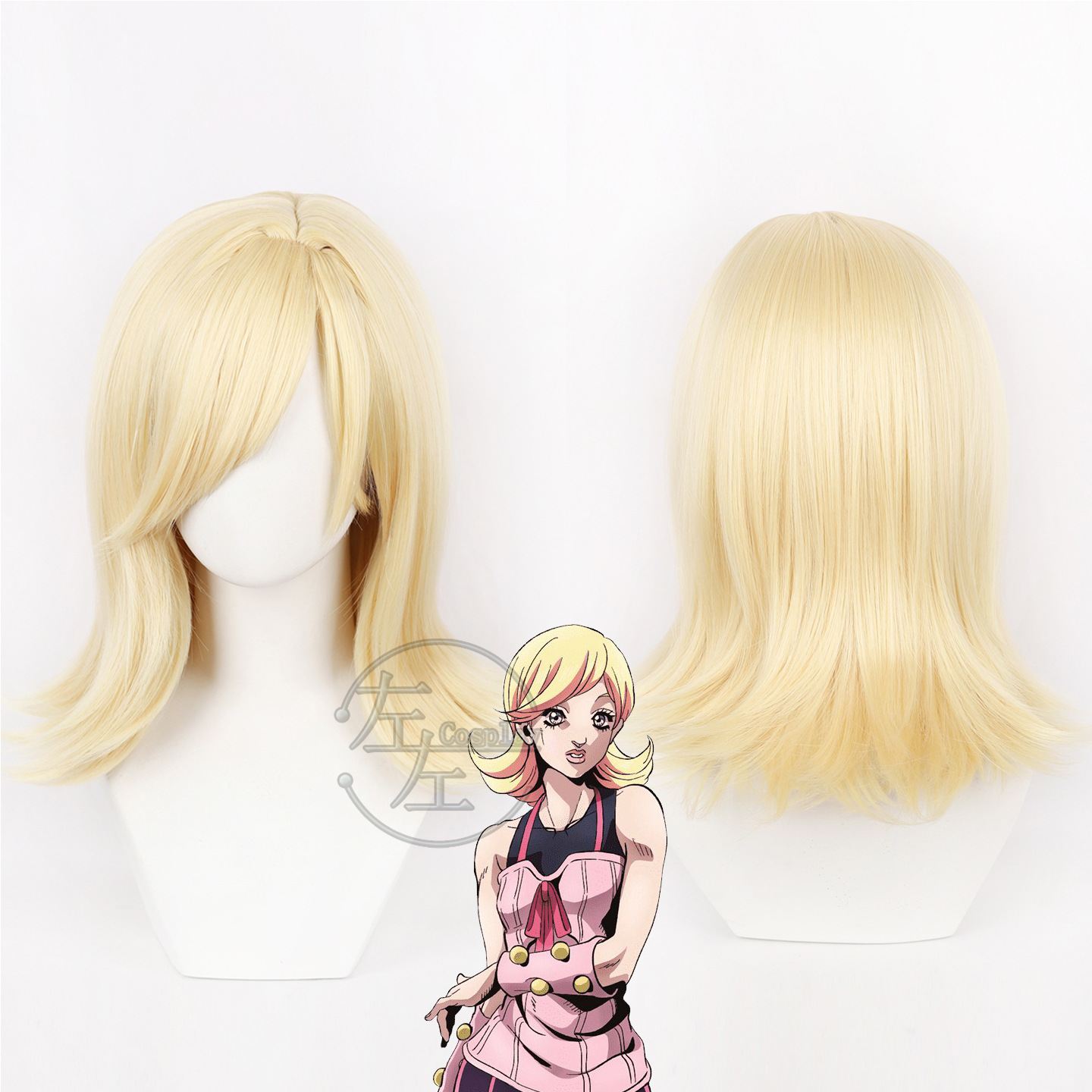 Women'S Running Accessories - Lucy Steel Cosplay Wig Anime JOJO