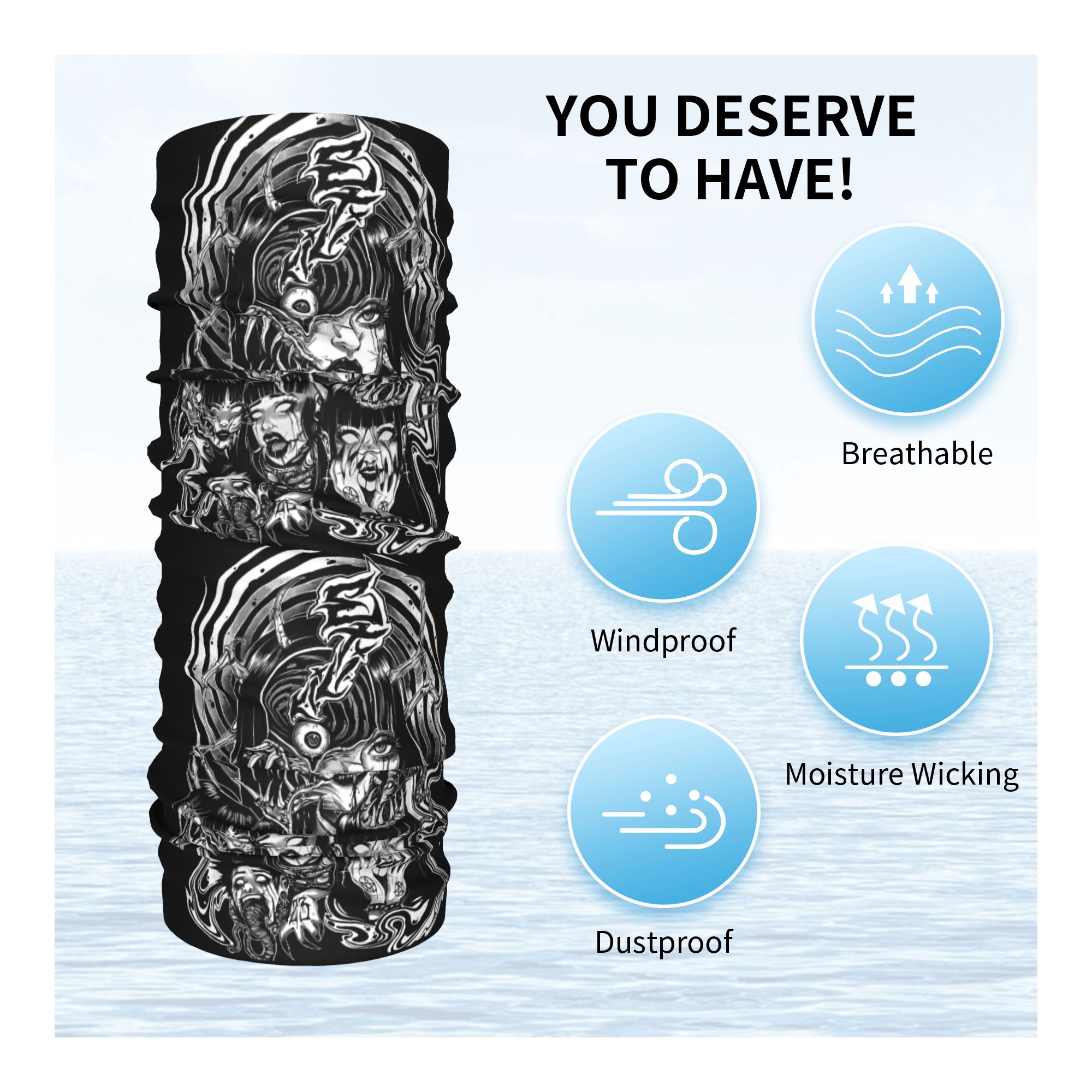 Japan Horror Anime Junji Ito   - Women'S Running Accessories 评论和价格