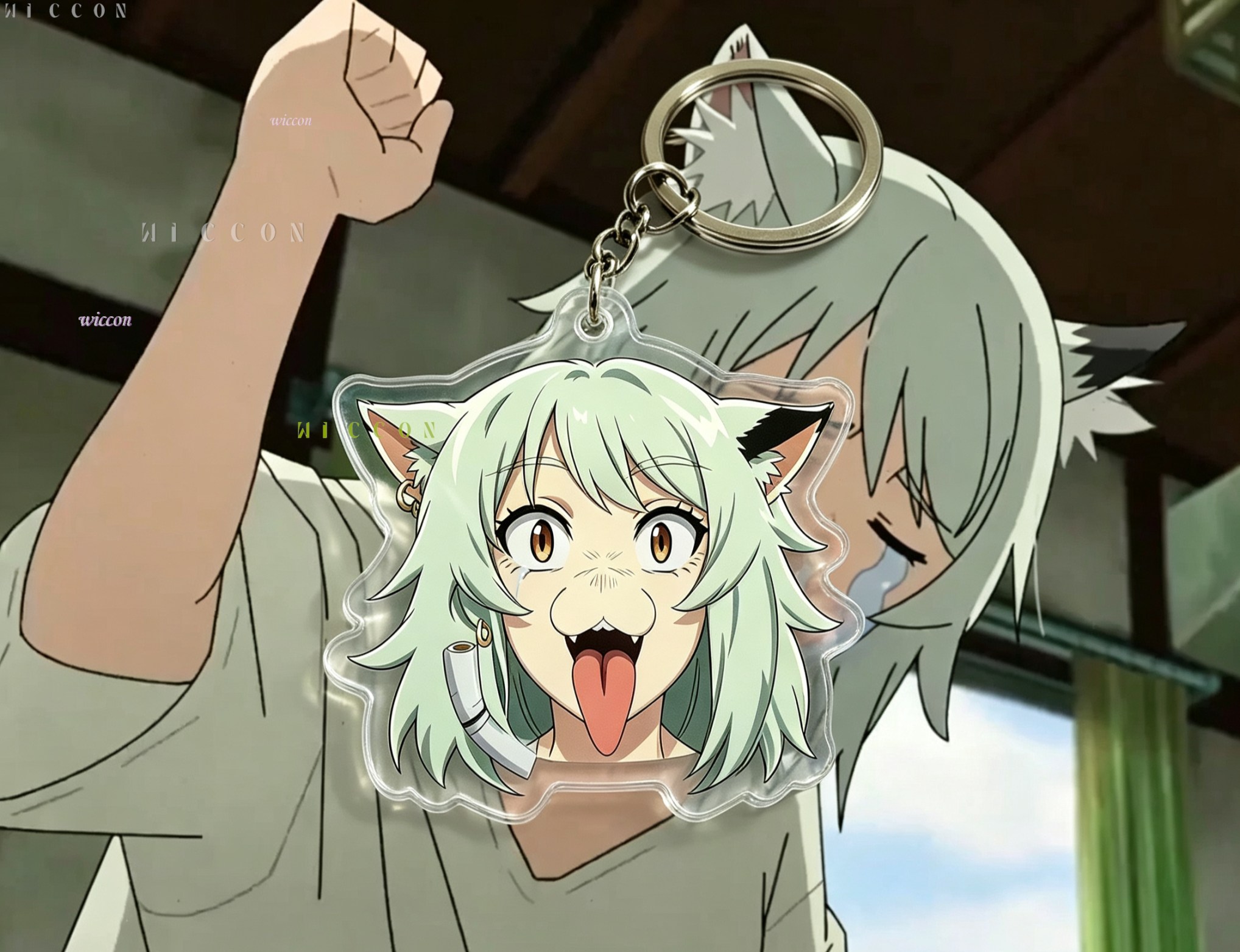 Chainsmoker Cat Keychain Yanik - Women'S Key Accessories 评论和价格