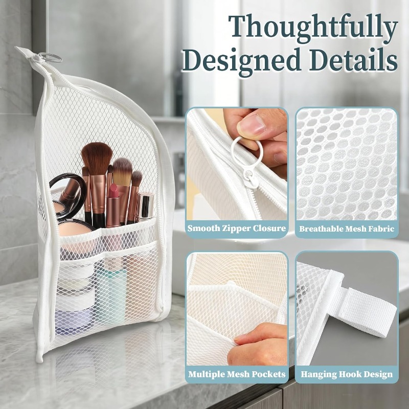 Mesh Toiletry Bag Breathable Q - Women Accessories Organizer 评论和价格