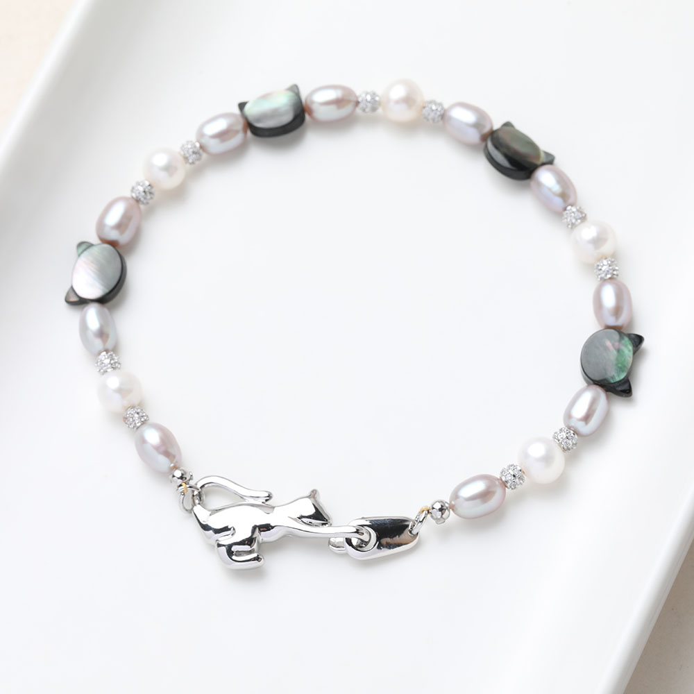 2PCS Dainty Animal Design Cat  - Charm Necklace Dainty 评论和价格