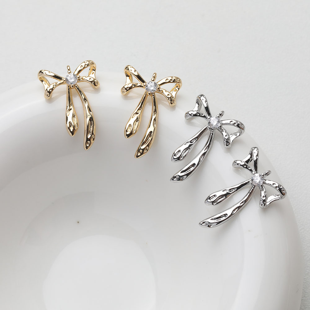 4PCS Dainty Bow Charm Jewelry  - Charm Necklace Dainty 评论和价格