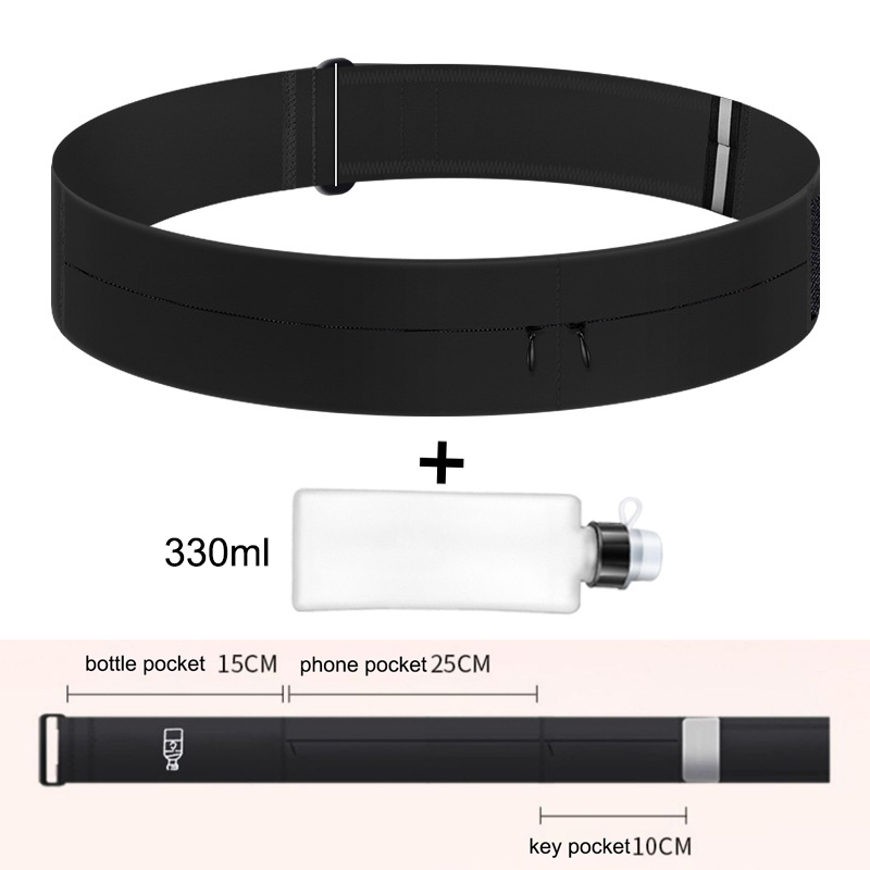 Running Belt Waist Bag with Wa - Women'S Running Accessories 评论和价格