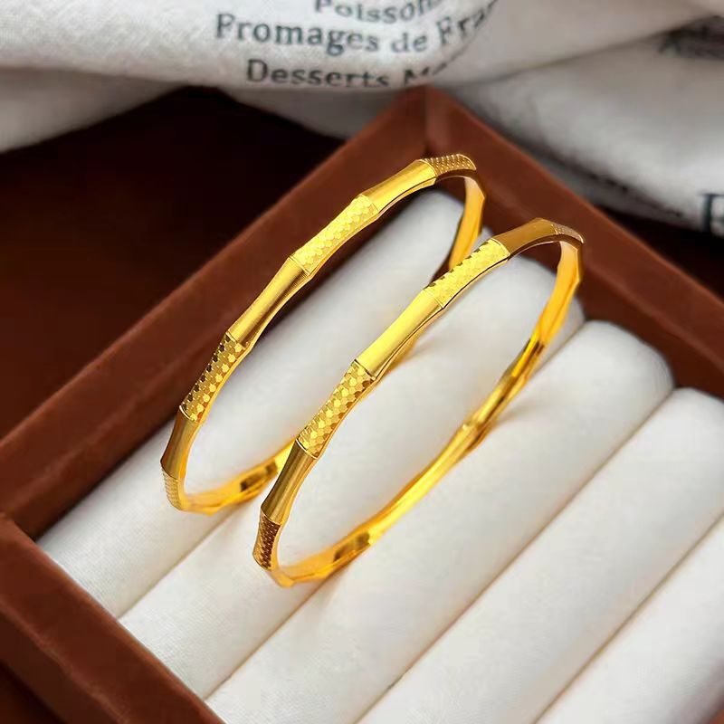 24K Gold AU999 Dragon Scale Ba - Women Accessories Meaning 评论和价格