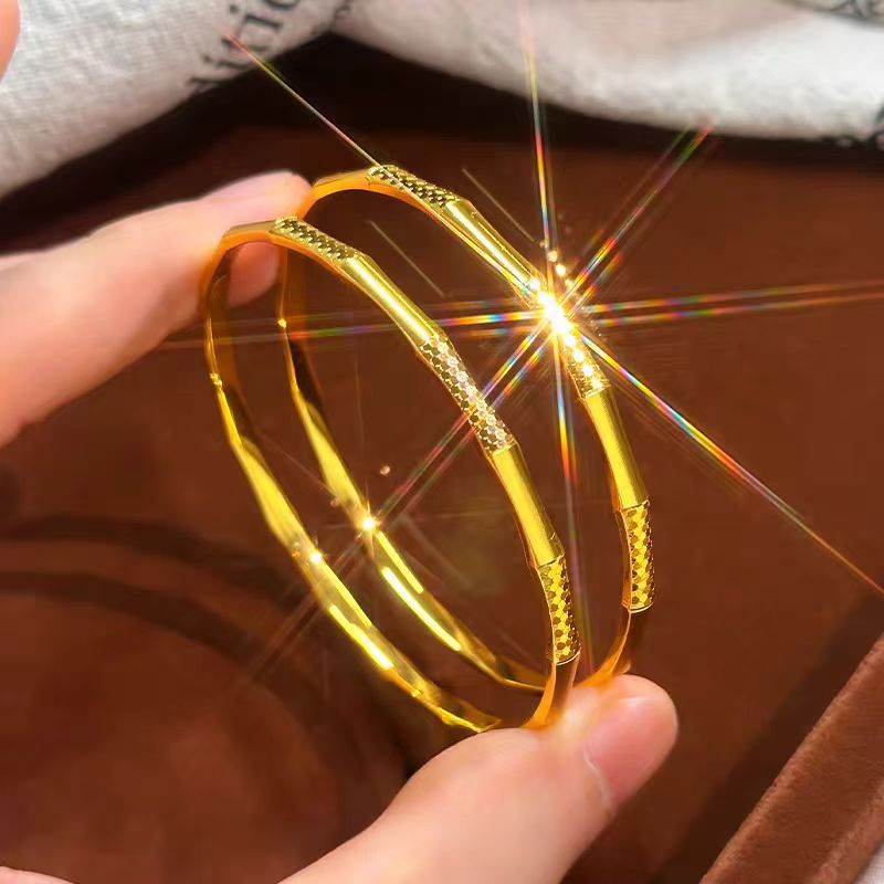 24K Gold AU999 Dragon Scale Ba - Women Accessories Meaning 评论和价格