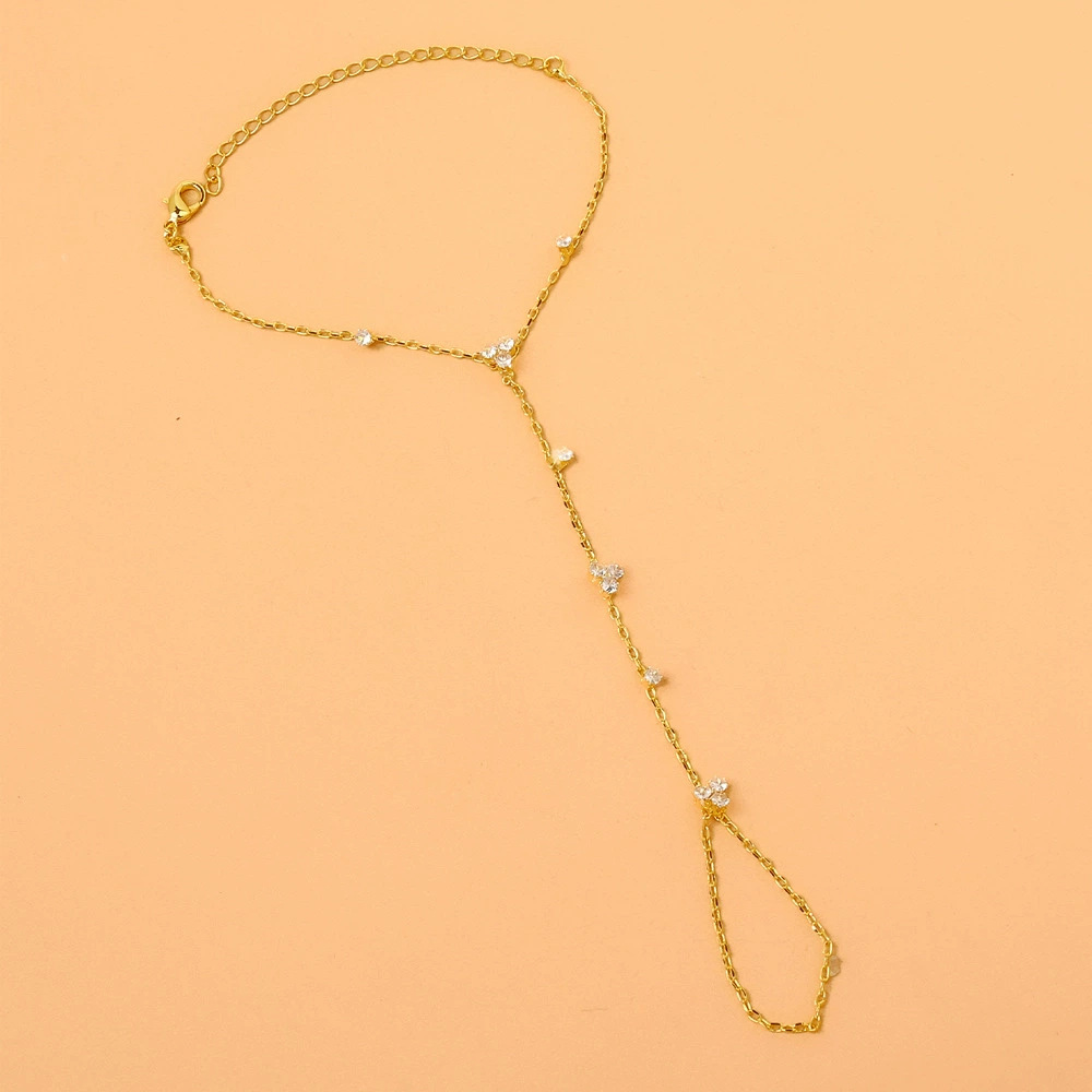 Crystal Fingerless Hand Chain  - Women'S Accessories Amazon 评论和价格