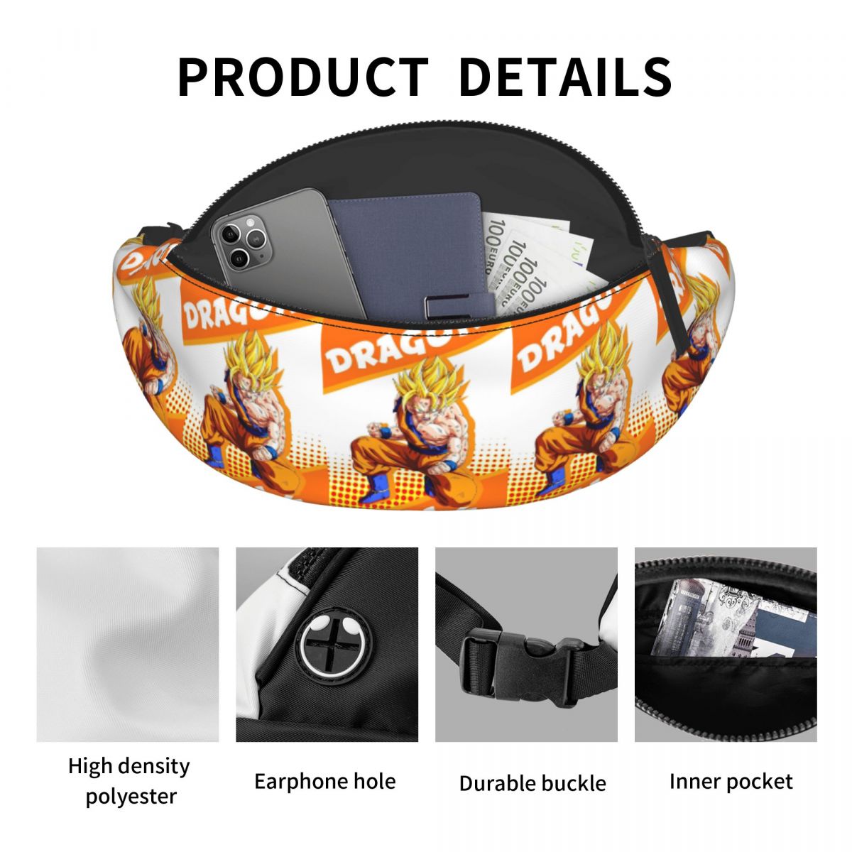 Custom DBZ  G-Gokues Fanny Bag - Women'S Running Accessories 评论和价格