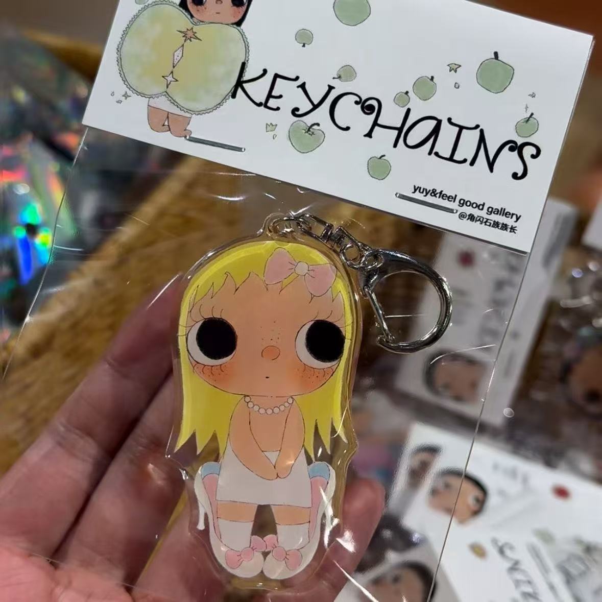 Yuy Is A Girl. Cute Cartoon Gi - Women'S Key Accessories 评论和价格