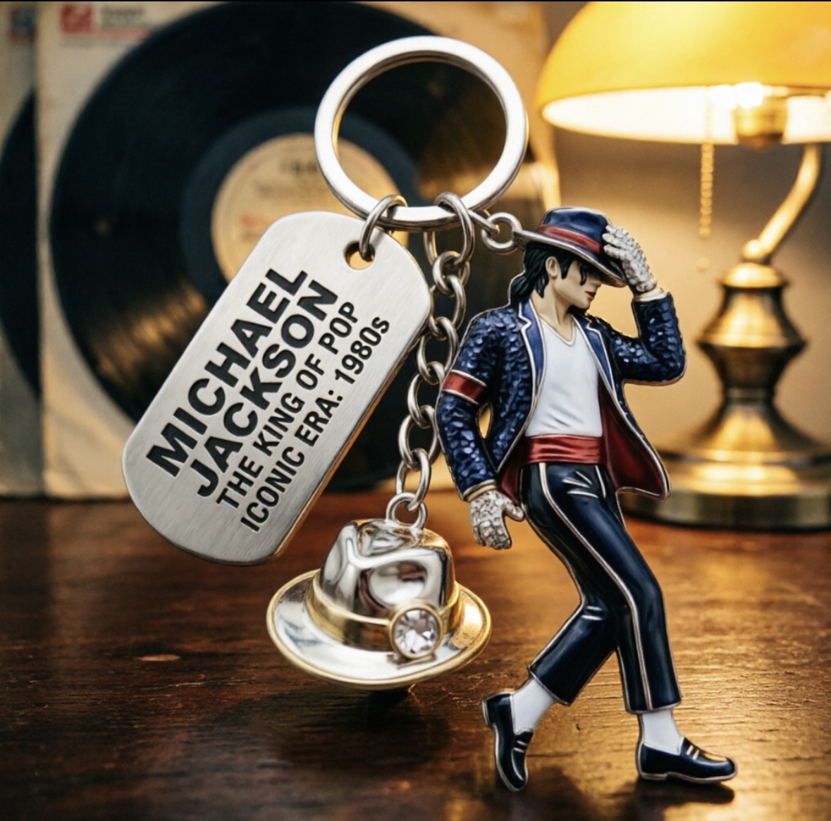 Michael Jackson Keychain, Clas - Women'S Key Accessories 评论和价格