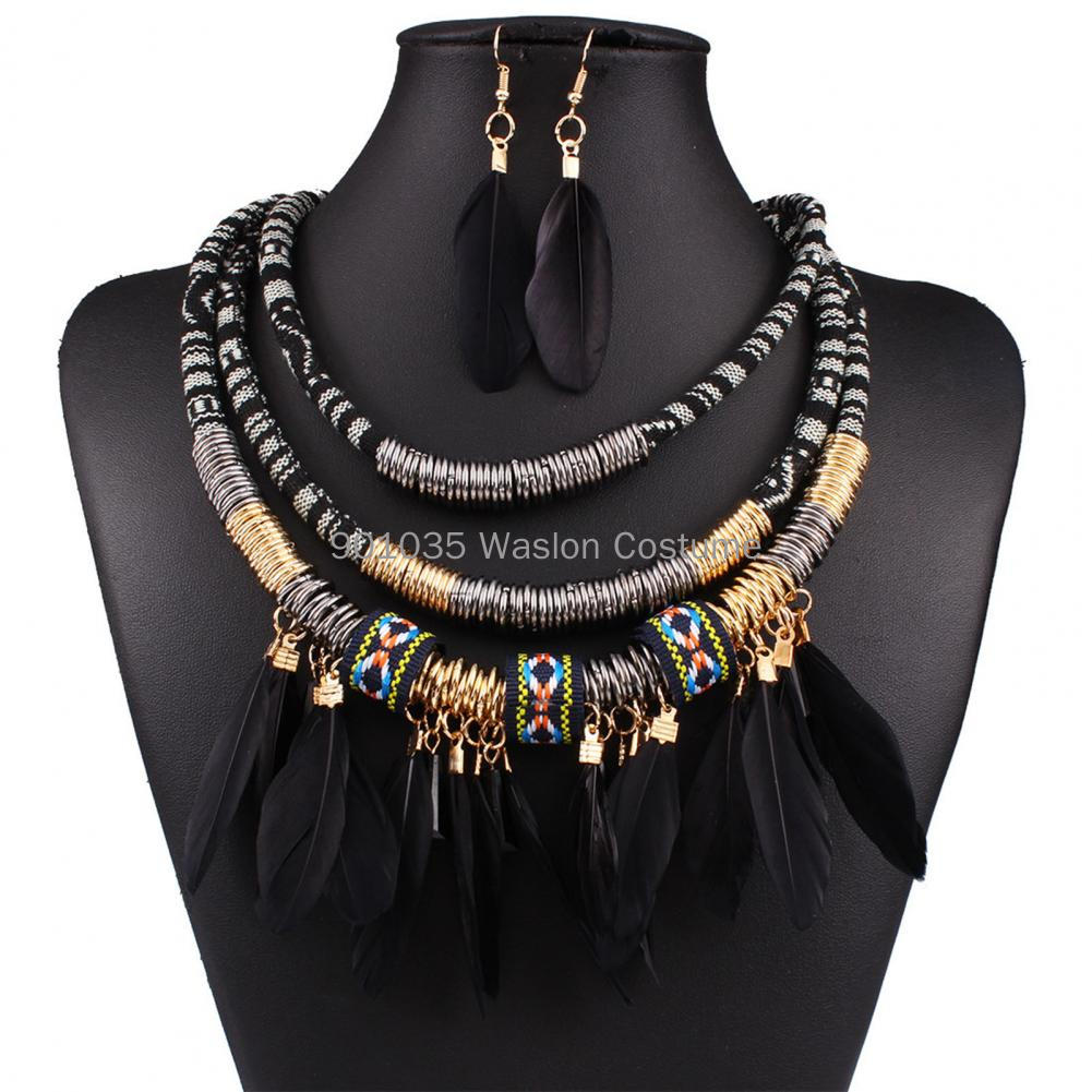 2Pcs/Set Egypt Feather Tassel  - Women Accessories In Egypt 评论和价格