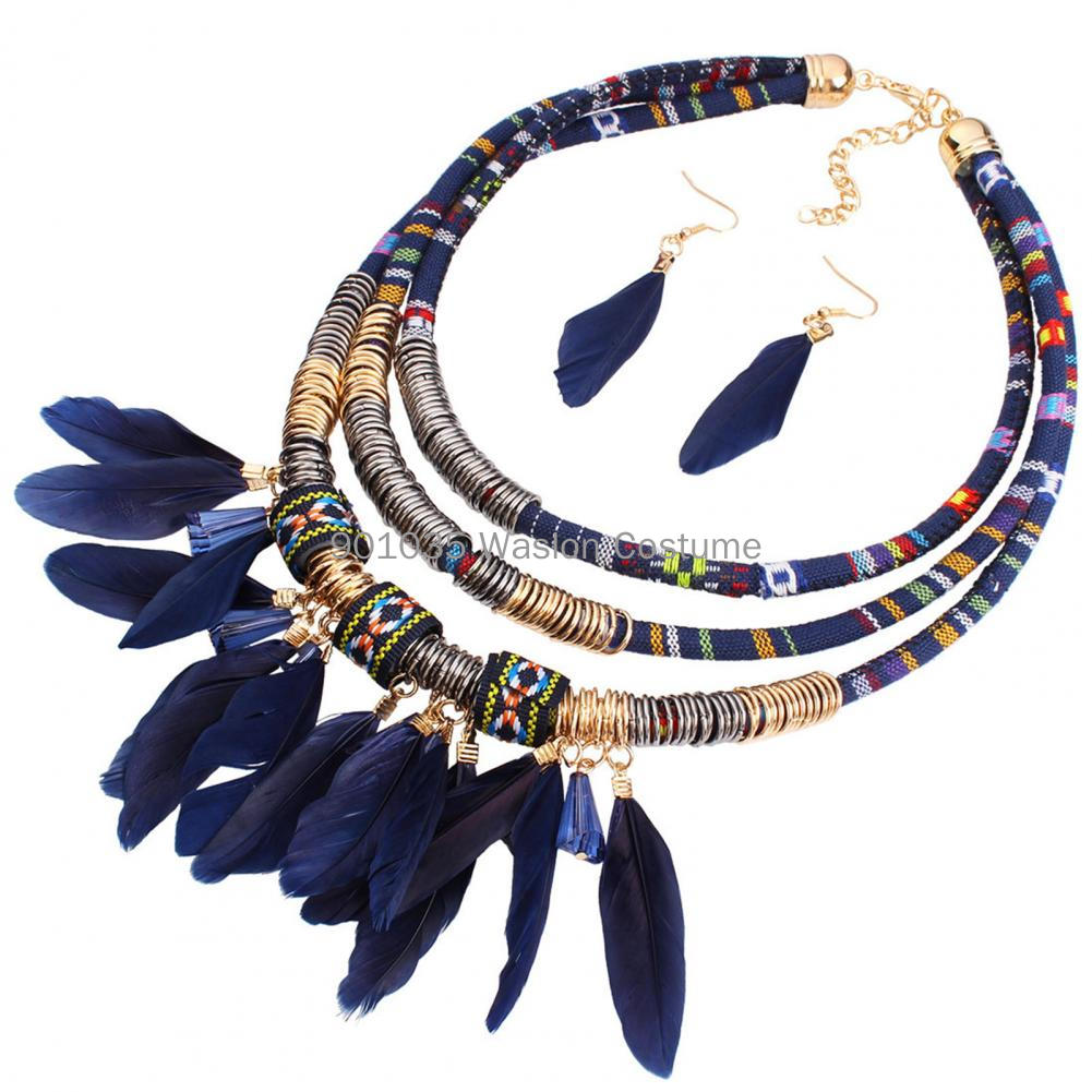 2Pcs/Set Egypt Feather Tassel  - Women Accessories In Egypt 评论和价格