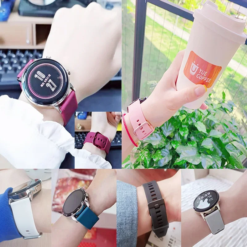 Silicone Band For Amazfit GTS/ - Women'S Accessories New Balance 评论和价格