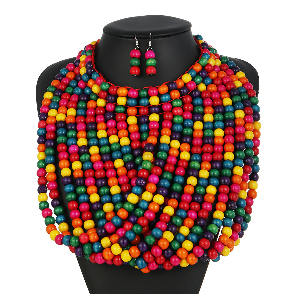 African style wood bead fringe - Women'S Accessories Amazon 评论和价格