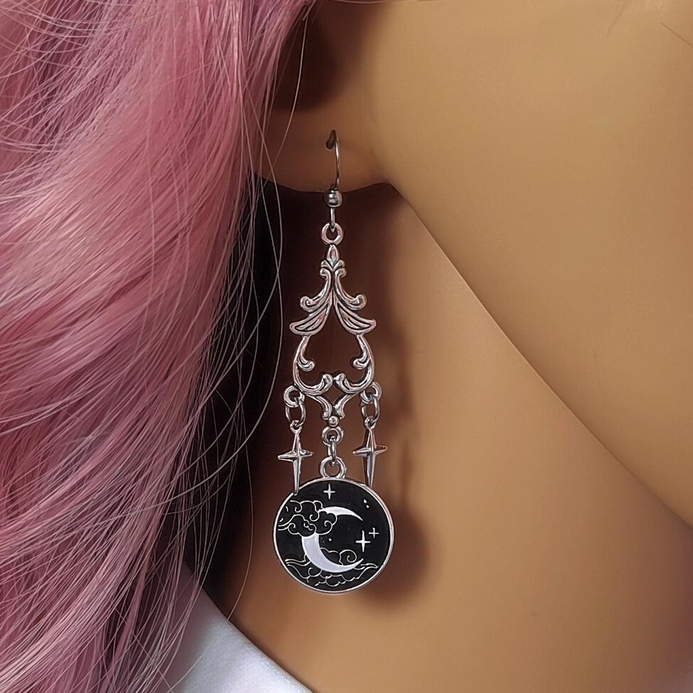 Moon Magic Earring,Gothic Jewe - Women'S Victorian Accessories 评论和价格