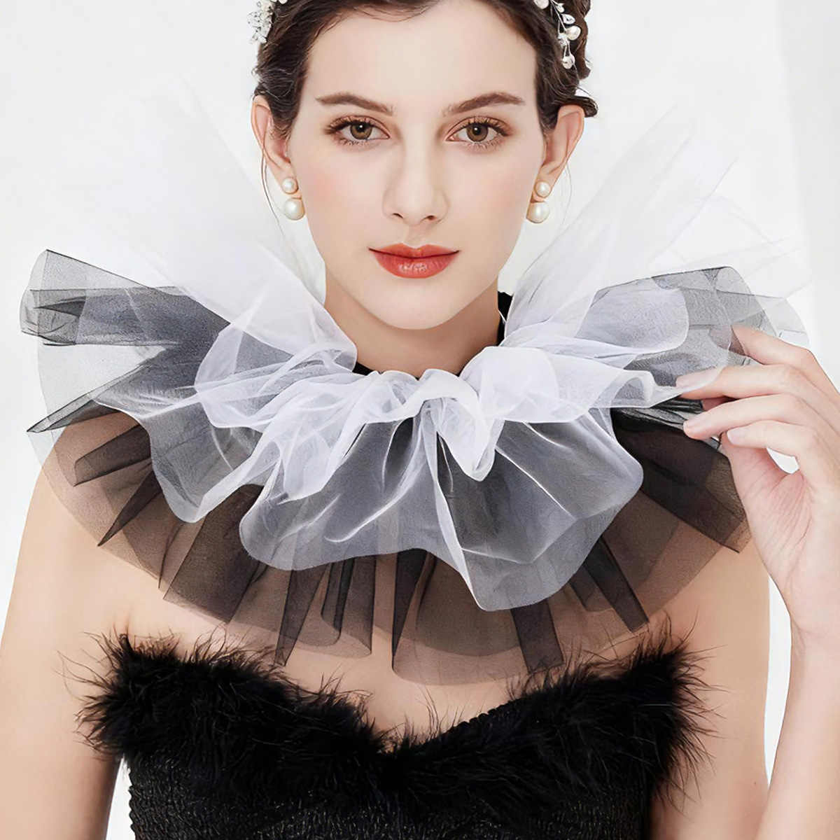 Efily French Court Style Lace  - Women'S Victorian Accessories 评论和价格
