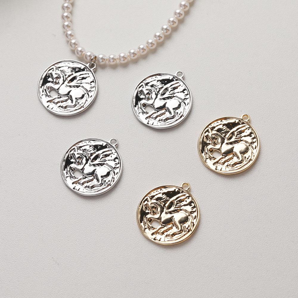 4pcs Dainty Unicorn Charms for - Charm Necklace Dainty 评论和价格
