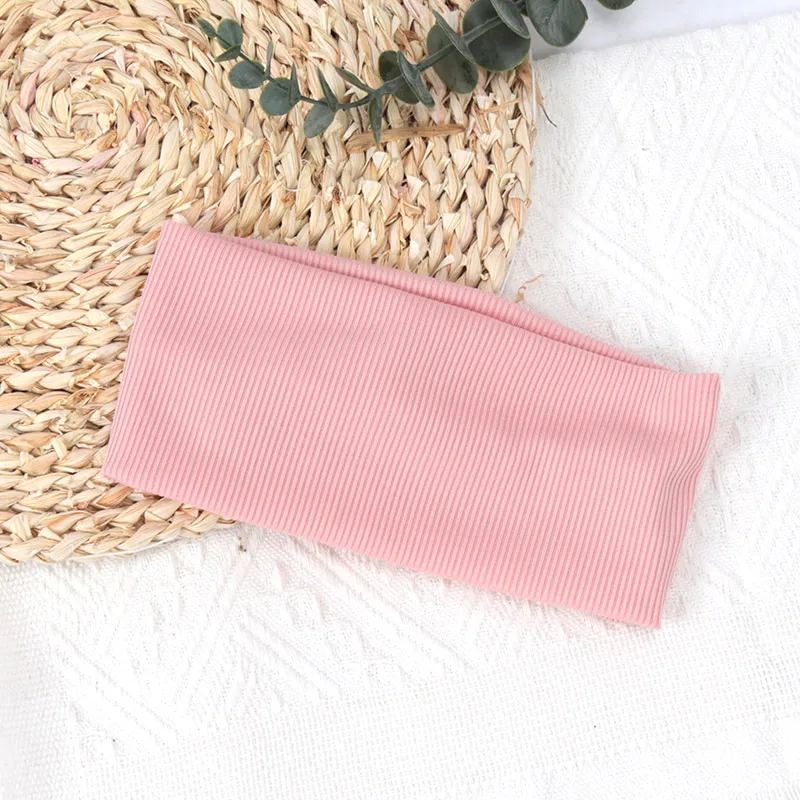 Wide Hair Bands Solid Color El - Women'S Running Accessories 评论和价格