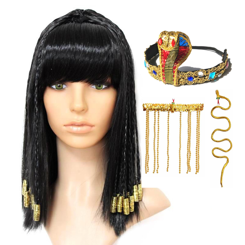 Cleopatra Wig Woman Egypt Quee - Women Accessories In Egypt 评论和价格