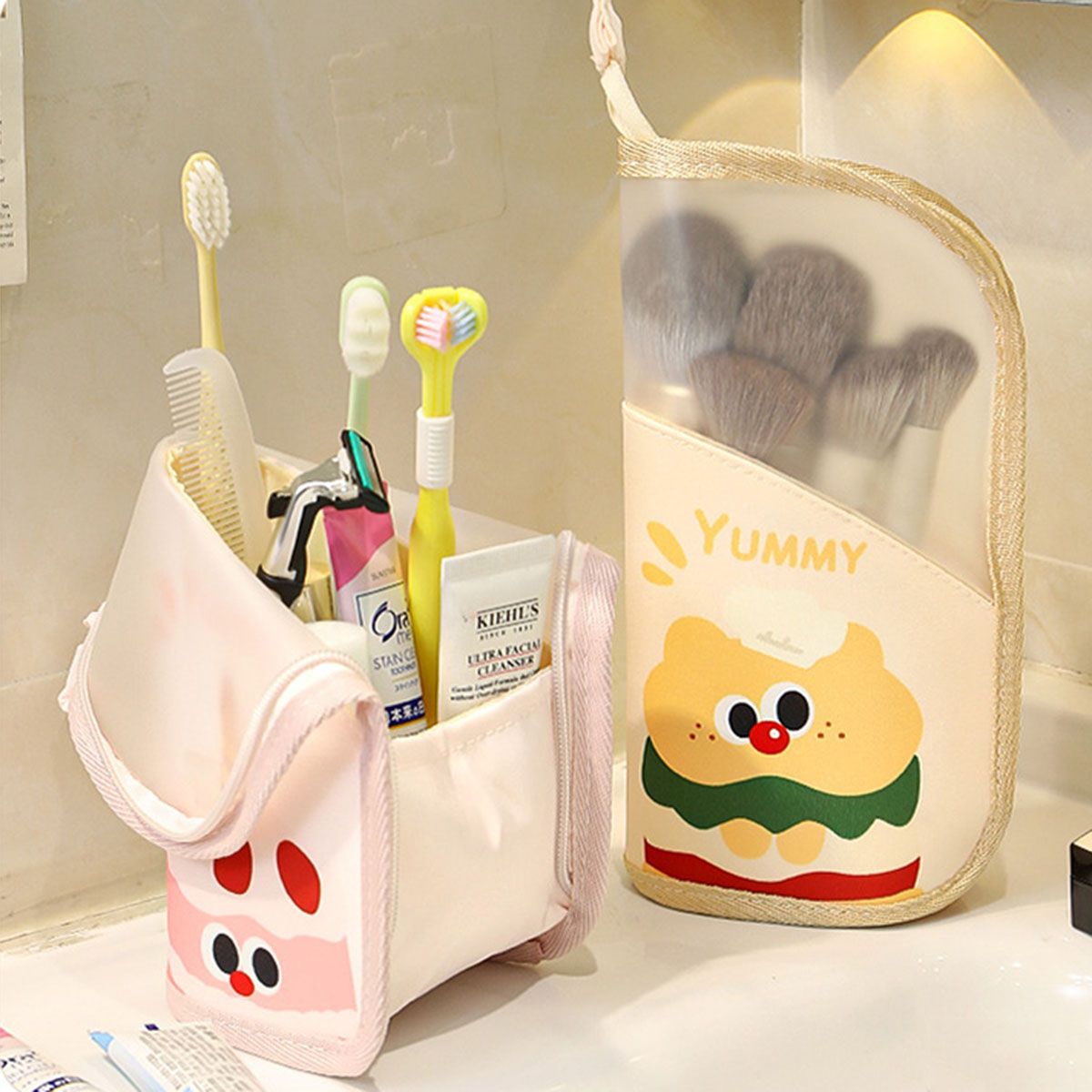 1Pcs Cosmetic Bag Travel Stand - Women Accessories Organizer 评论和价格