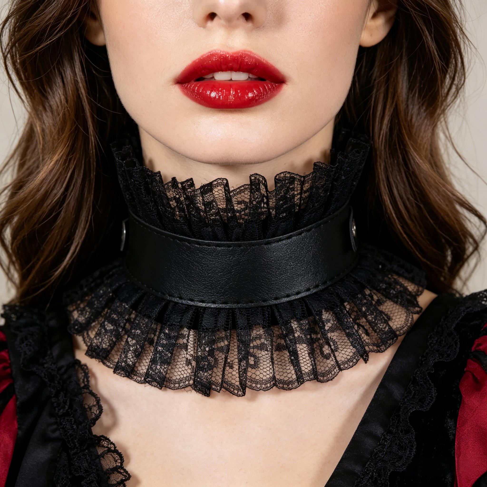 Women Vintage Fake Collar Goth - Women'S Victorian Accessories 评论和价格