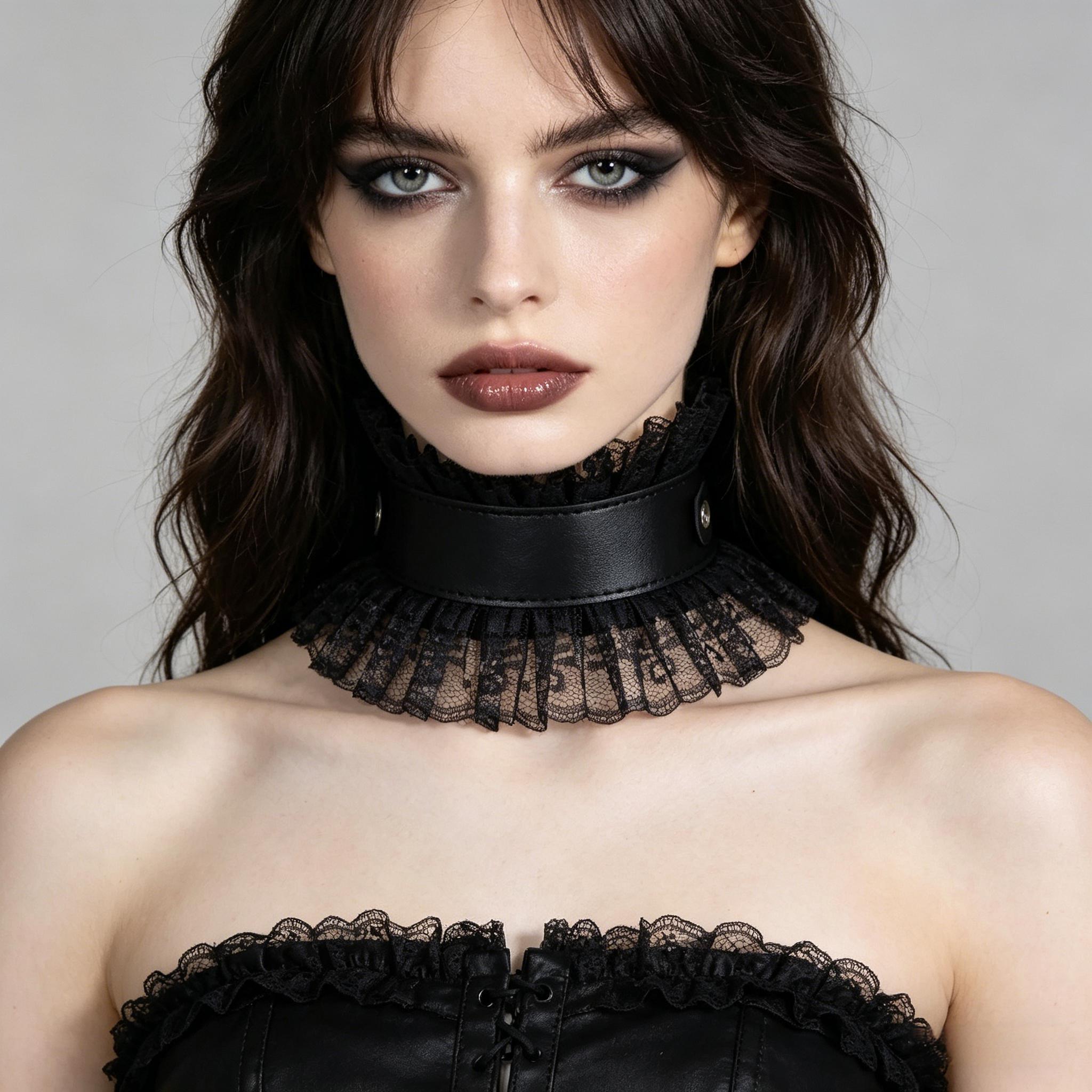 Women Vintage Fake Collar Goth - Women'S Victorian Accessories 评论和价格