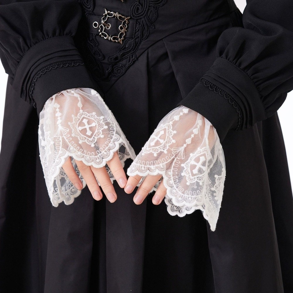 Victorian Style Lace Jabot Col - Women'S Victorian Accessories 评论和价格